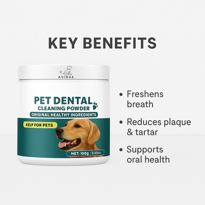 Dental powder to help support your dog's teeth & gums — with Avirae