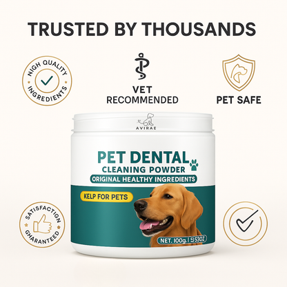 Dental powder to help support your dog's teeth & gums — with Avirae